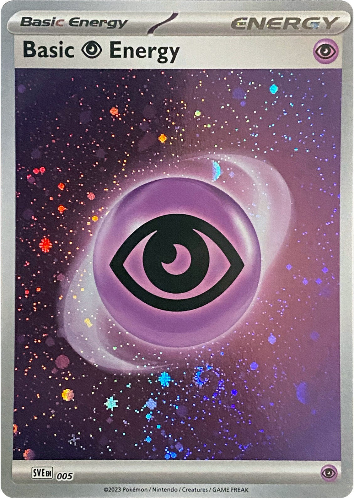 Basic Psychic Energy (005) (Cosmos Holo) [Scarlet & Violet: Base Set] | North Game Den