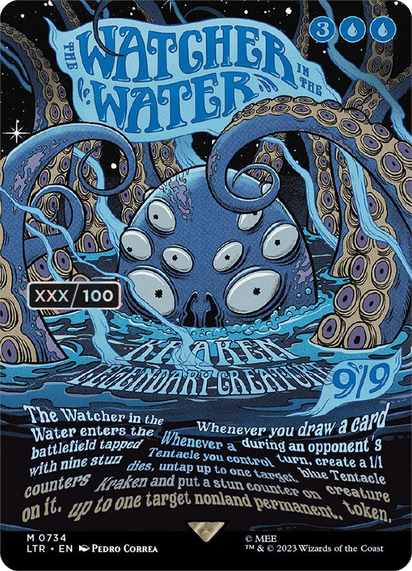 The Watcher in the Water (Borderless Poster) (Serialized) [The Lord of the Rings: Tales of Middle-Earth] | North Game Den