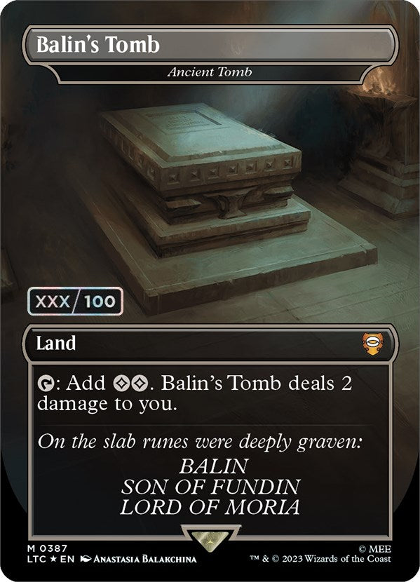 Balin's Tomb - Ancient Tomb (Serialized) [The Lord of the Rings: Tales of Middle-Earth Commander] | North Game Den