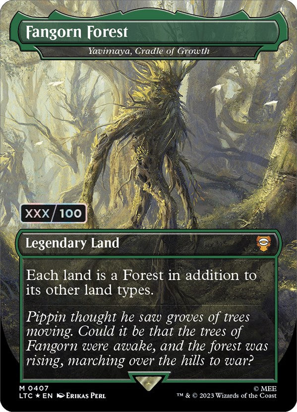 Fangorn Forest - Yavimaya, Cradle of Growth (Serialized) [The Lord of the Rings: Tales of Middle-Earth Commander] | North Game Den