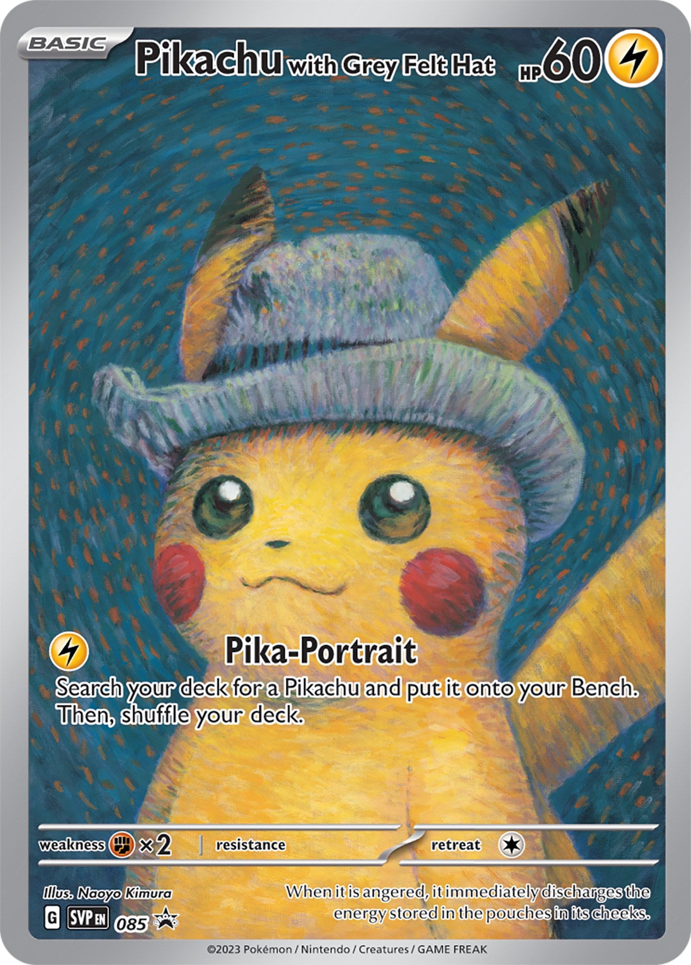 Pikachu with Grey Felt Hat (085) [Scarlet & Violet: Black Star Promos] | North Game Den