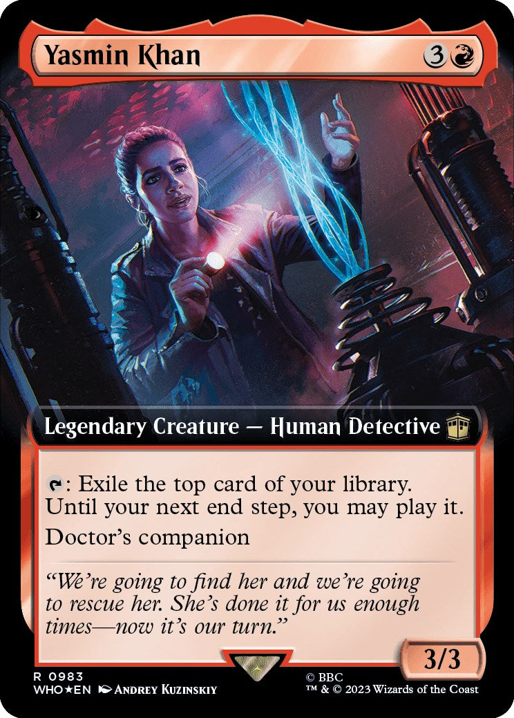 Yasmin Khan (Extended Art) (Surge Foil) [Doctor Who] | North Game Den