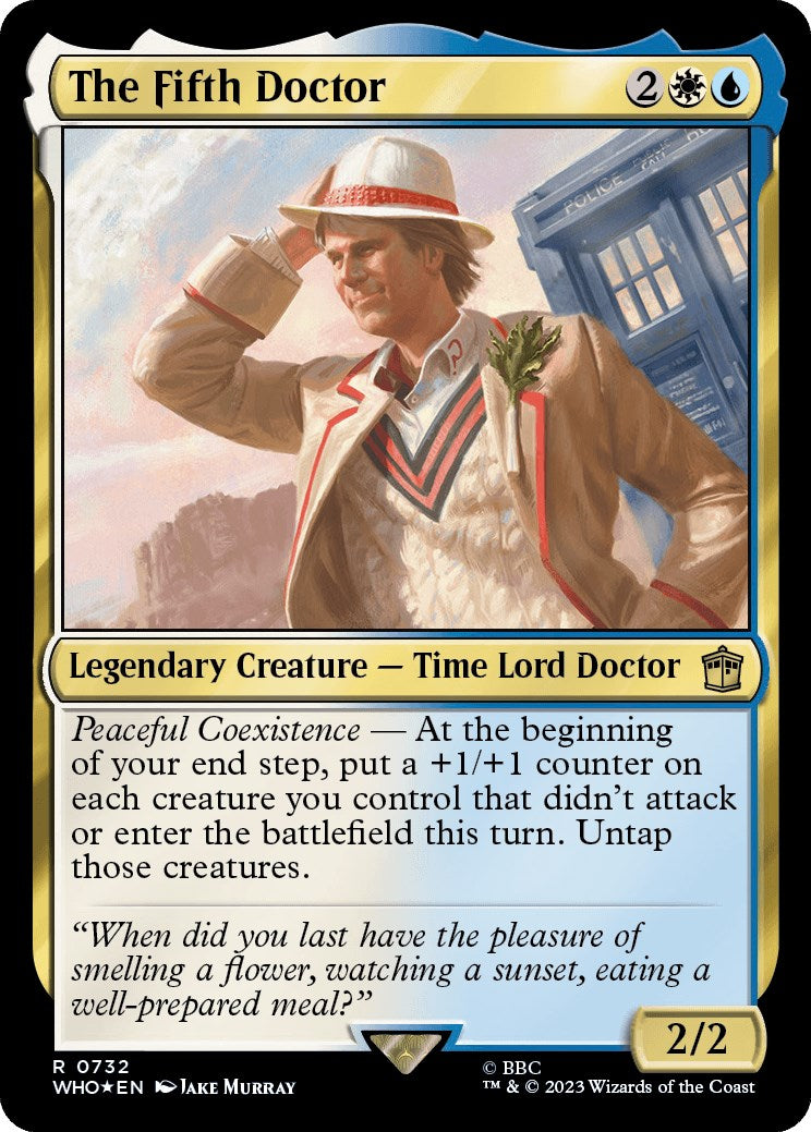 The Fifth Doctor (Surge Foil) [Doctor Who] | North Game Den