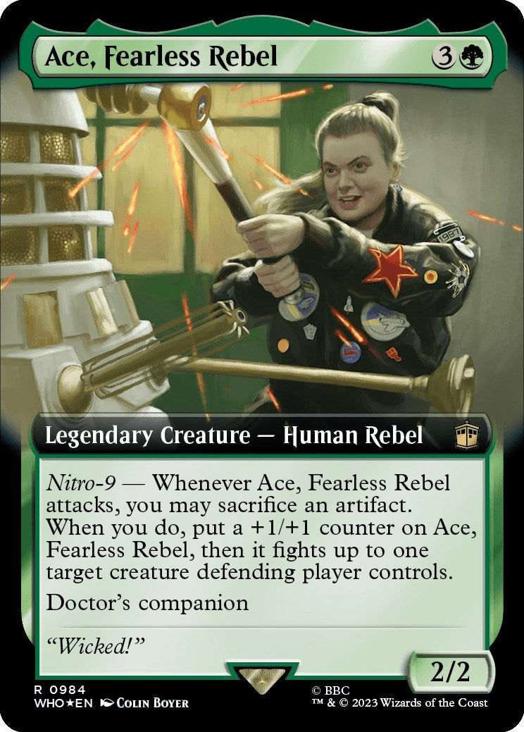Ace, Fearless Rebel (Extended Art) (Surge Foil) [Doctor Who] | North Game Den