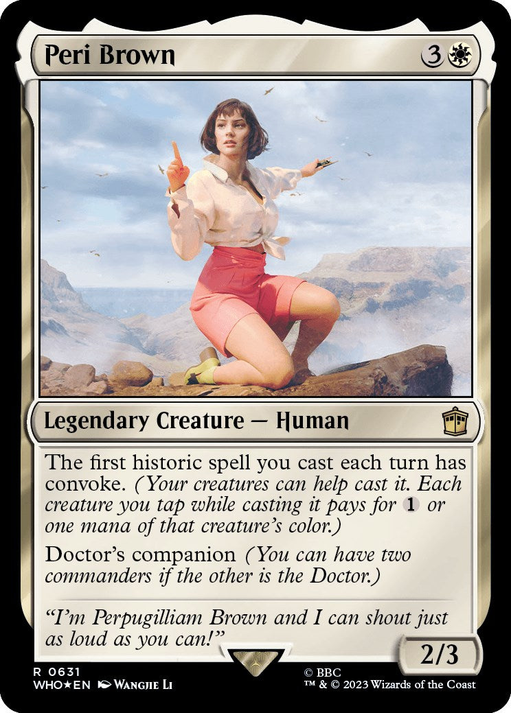 Peri Brown (Surge Foil) [Doctor Who] | North Game Den