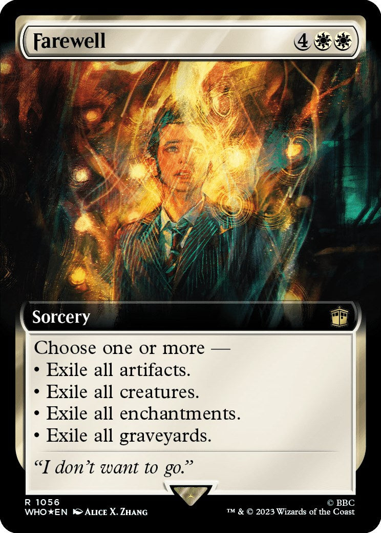 Farewell (Extended Art) (Surge Foil) [Doctor Who] | North Game Den