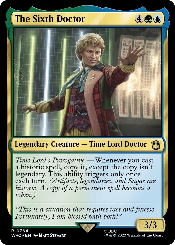 The Sixth Doctor (Surge Foil) [Doctor Who] | North Game Den