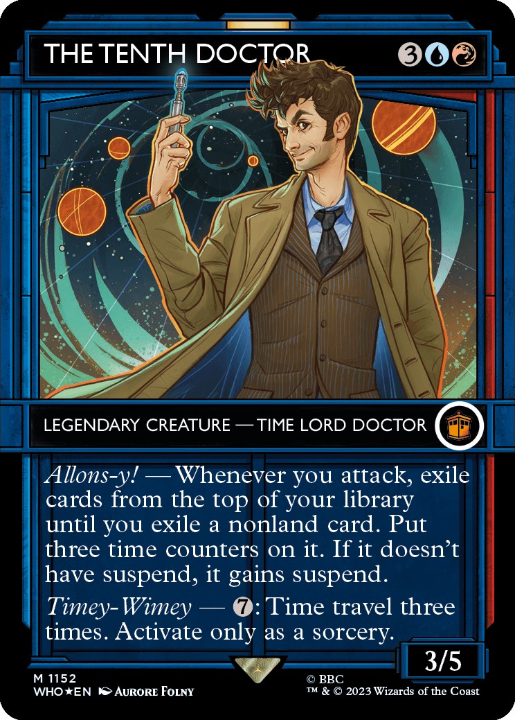 The Tenth Doctor (Showcase) (Surge Foil) [Doctor Who] | North Game Den