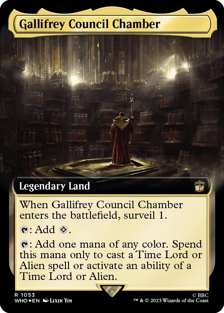 Gallifrey Council Chamber (Extended Art) (Surge Foil) [Doctor Who] | North Game Den