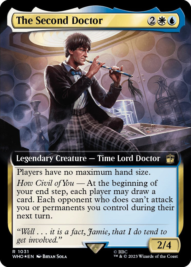 The Second Doctor (Extended Art) (Surge Foil) [Doctor Who] | North Game Den