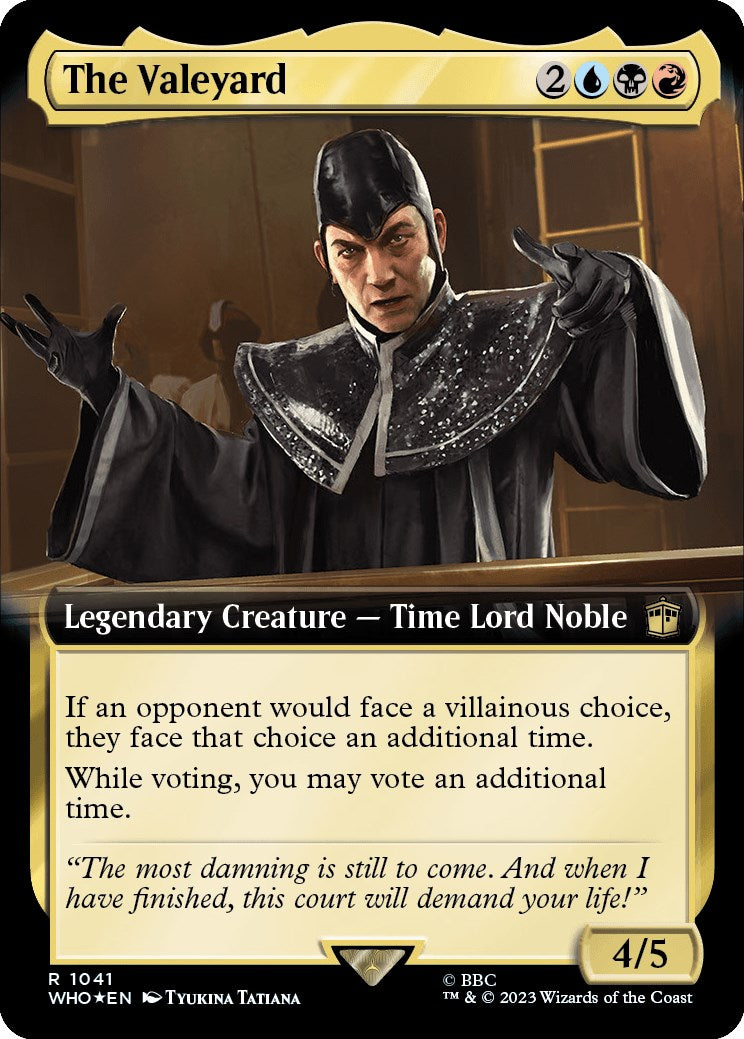 The Valeyard (Extended Art) (Surge Foil) [Doctor Who] | North Game Den