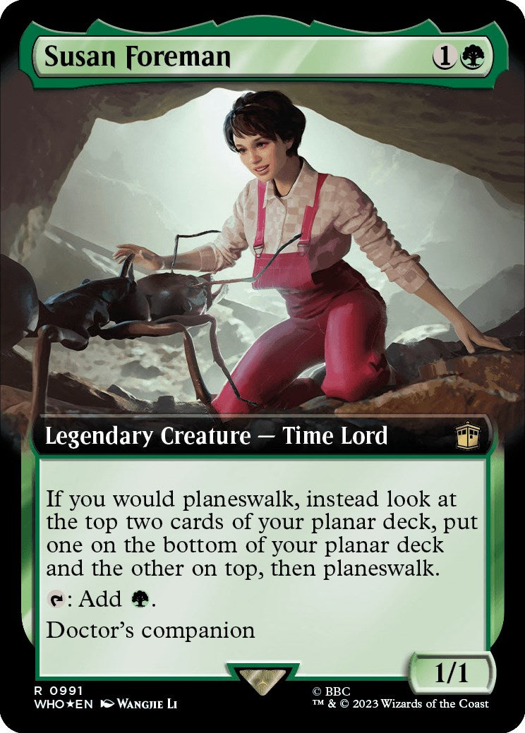 Susan Foreman (Extended Art) (Surge Foil) [Doctor Who] | North Game Den