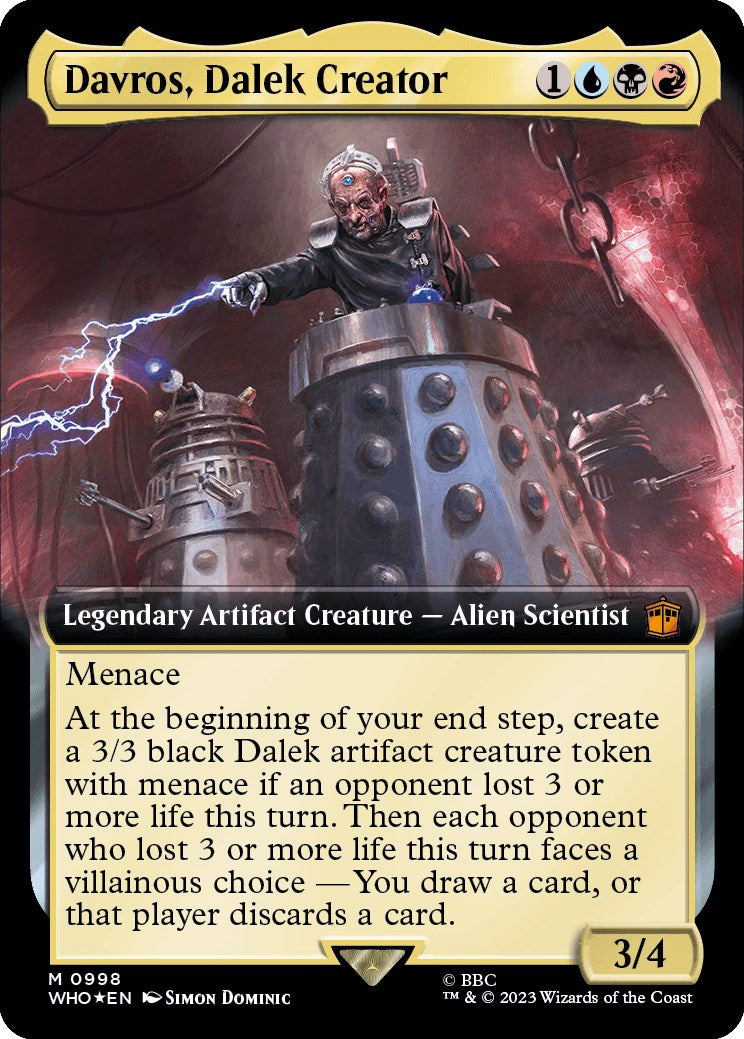 Davros, Dalek Creator (Extended Art) (Surge Foil) [Doctor Who] | North Game Den