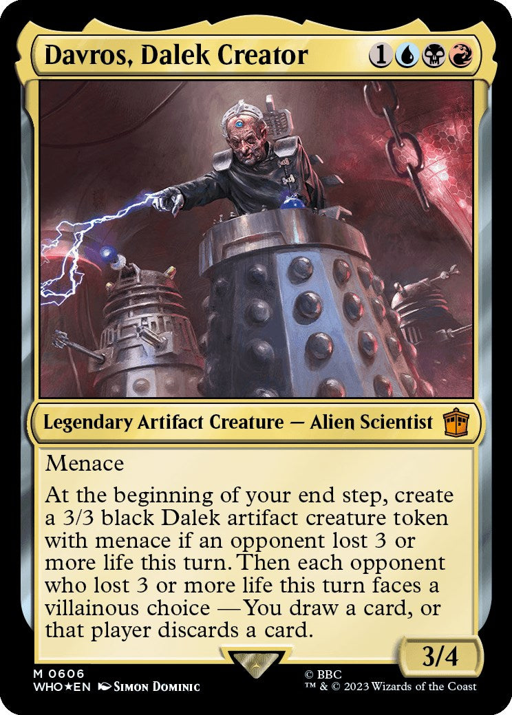 Davros, Dalek Creator (Surge Foil) [Doctor Who] | North Game Den