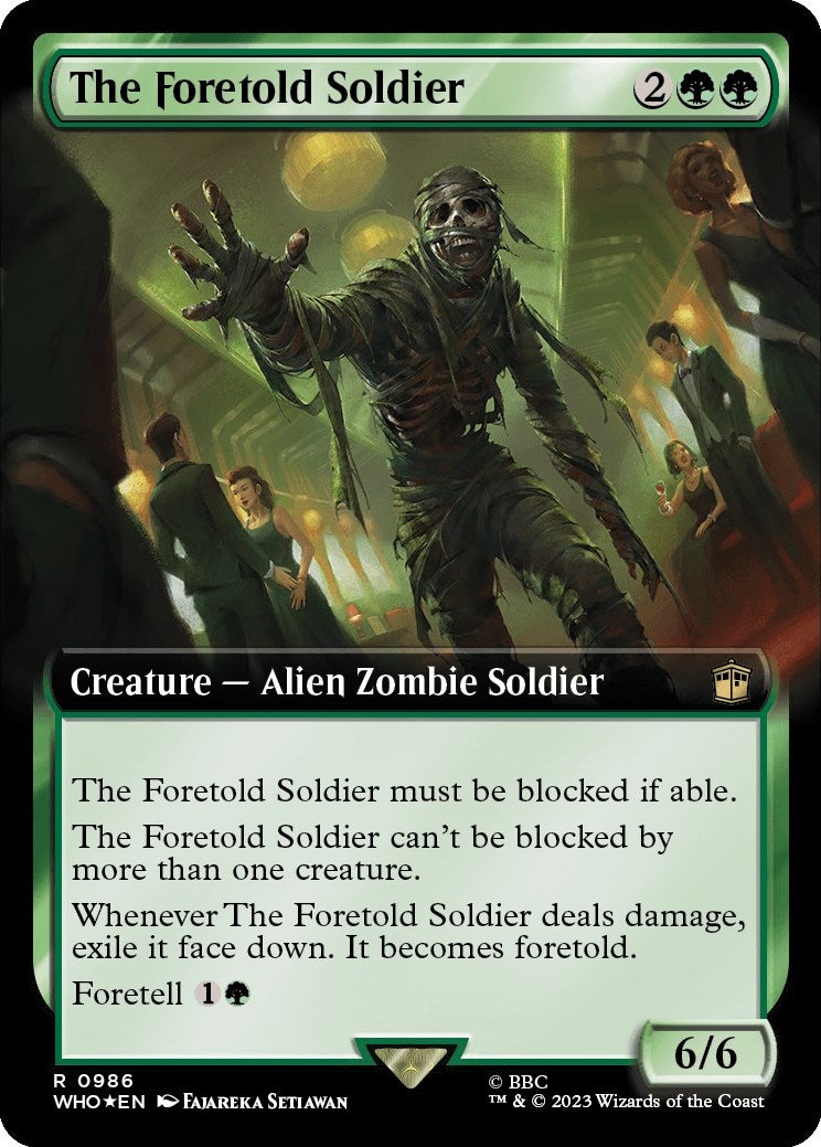 The Foretold Soldier (Extended Art) (Surge Foil) [Doctor Who] | North Game Den