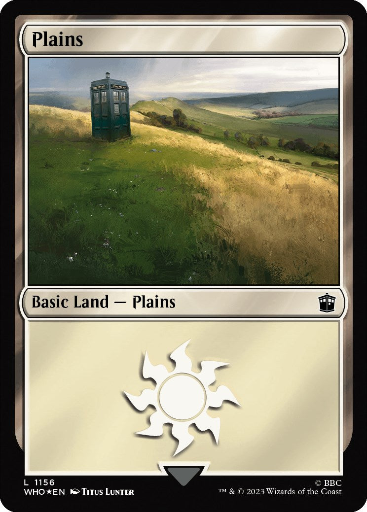 Plains (1156) (Surge Foil) [Doctor Who] | North Game Den