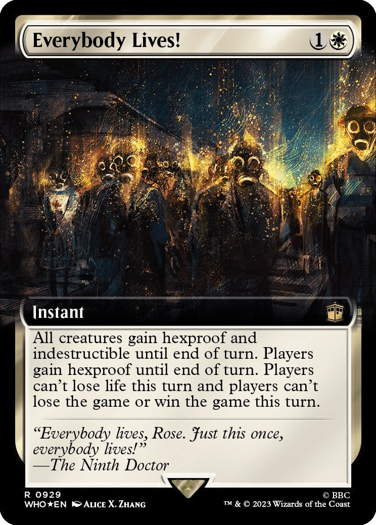 Everybody Lives! (Extended Art) (Surge Foil) [Doctor Who] | North Game Den
