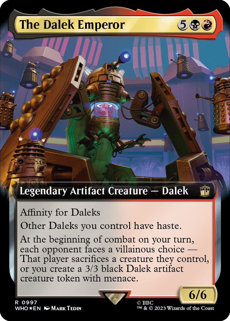 The Dalek Emperor (Extended Art) (Surge Foil) [Doctor Who] | North Game Den