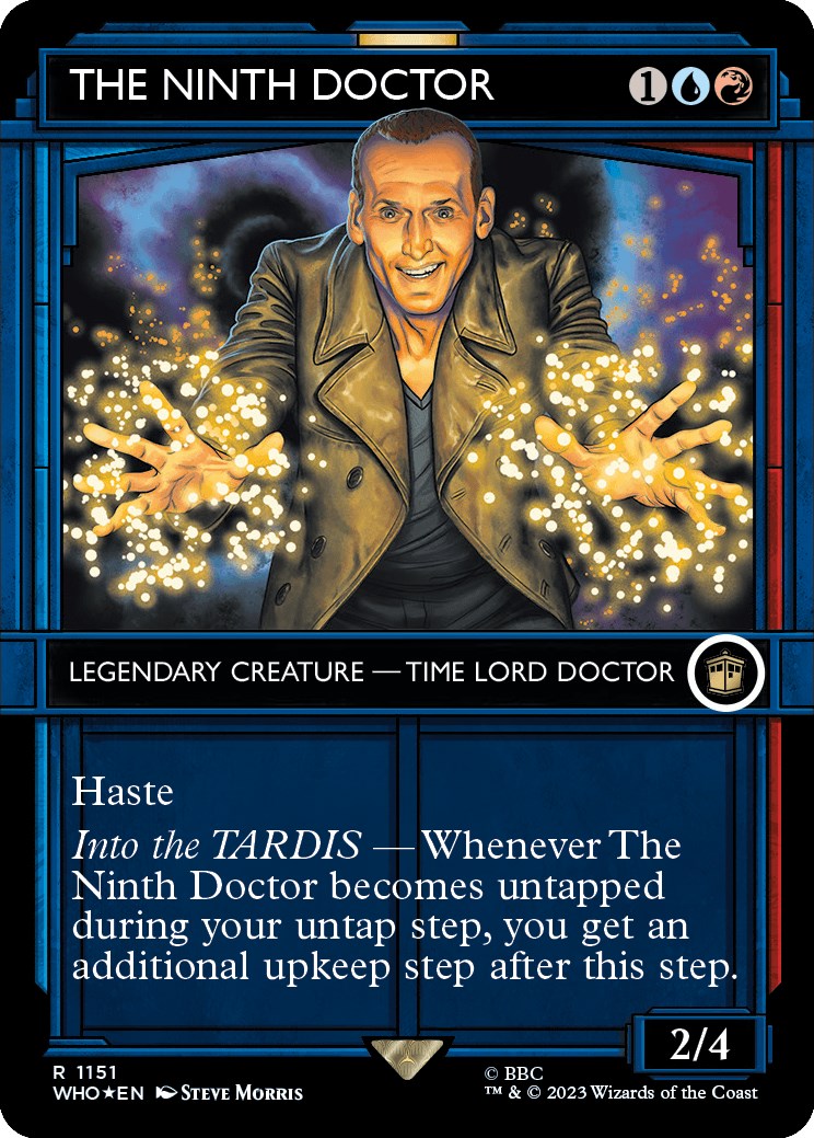 The Ninth Doctor (Showcase) (Surge Foil) [Doctor Who] | North Game Den