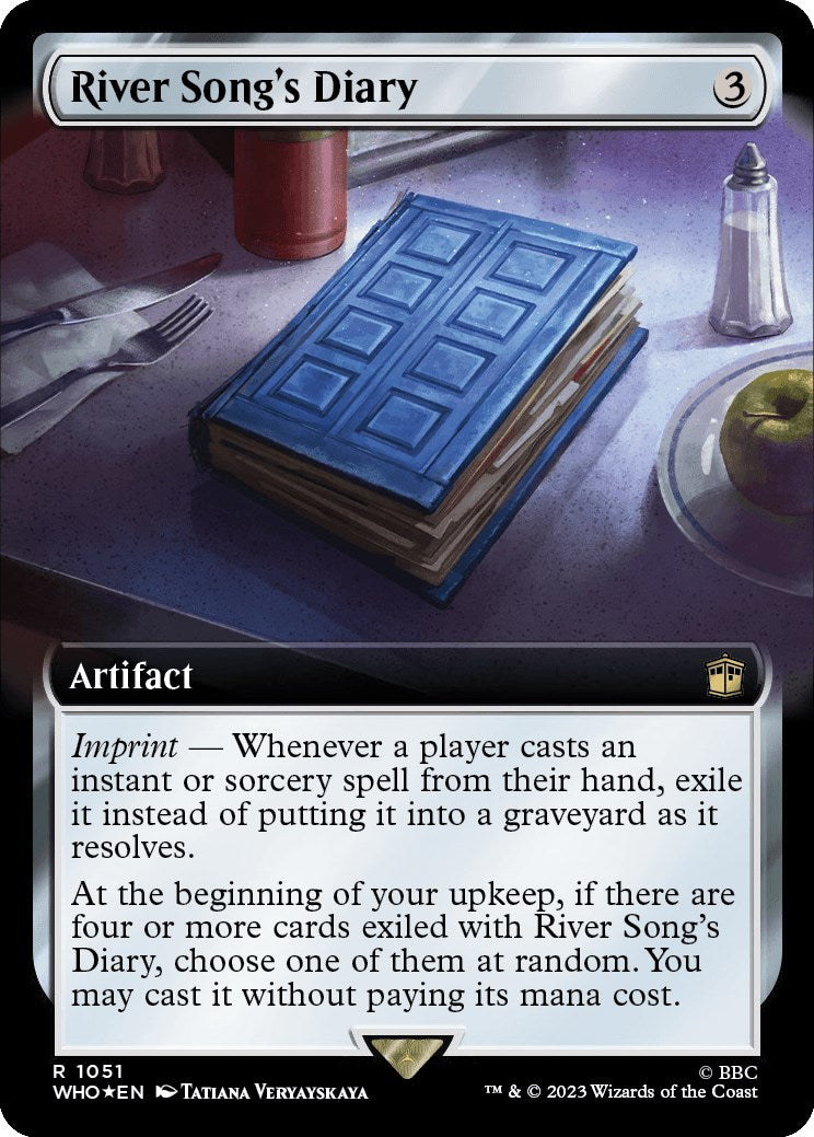 River Song's Diary (Extended Art) (Surge Foil) [Doctor Who] | North Game Den