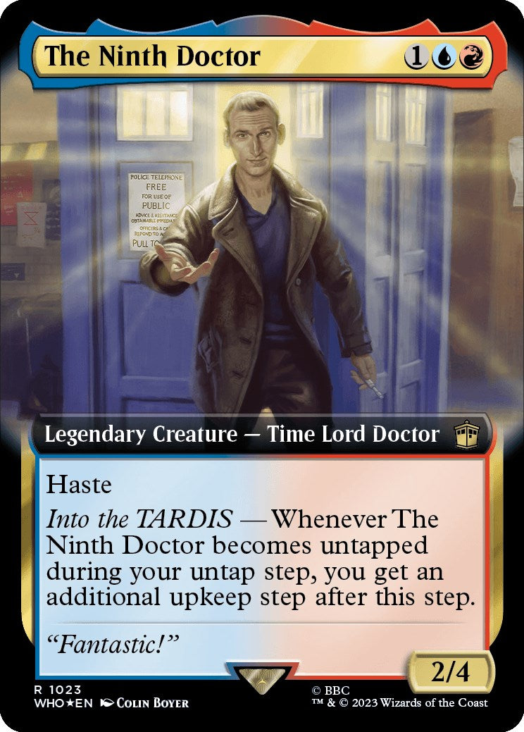 The Ninth Doctor (Extended Art) (Surge Foil) [Doctor Who] | North Game Den