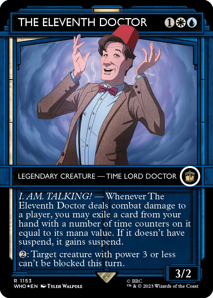 The Eleventh Doctor (Showcase) (Surge Foil) [Doctor Who] | North Game Den