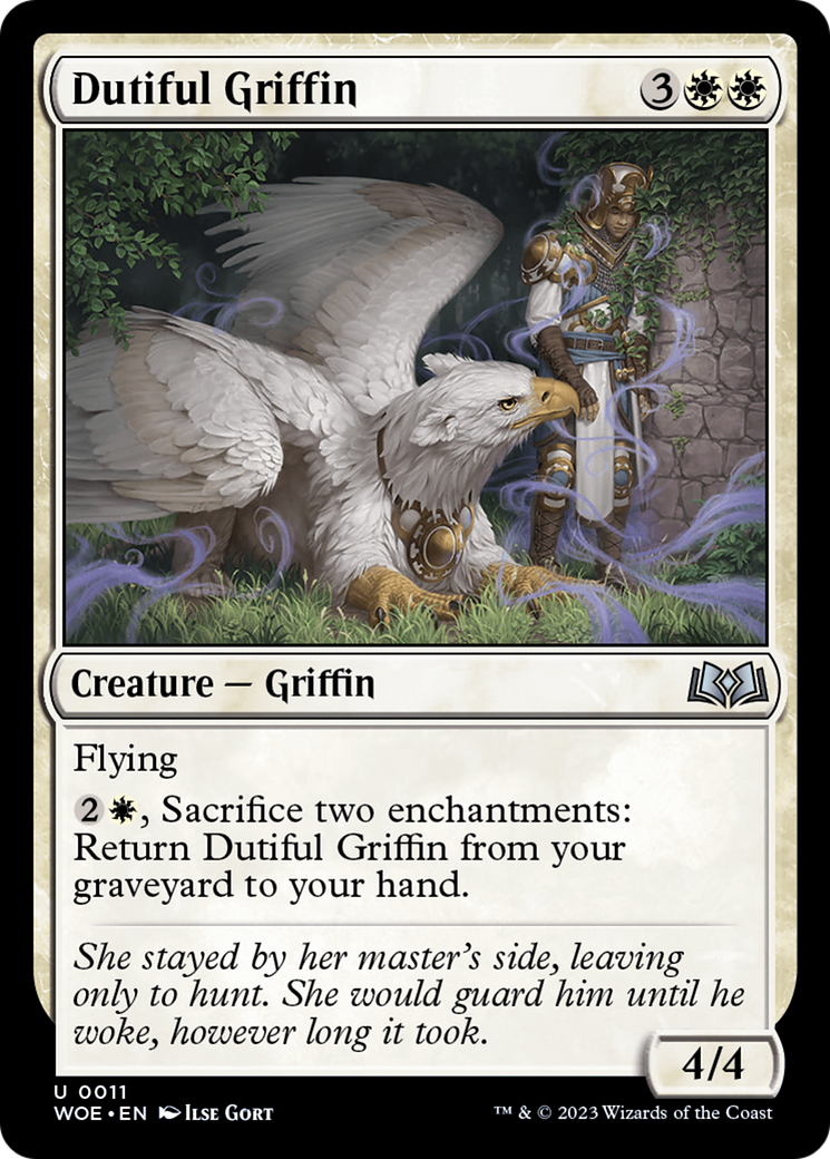 Dutiful Griffin [Wilds of Eldraine] | North Game Den