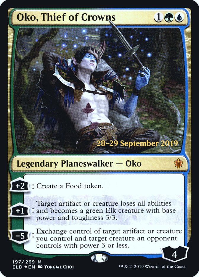 Oko, Thief of Crowns  [Throne of Eldraine Prerelease Promos] | North Game Den