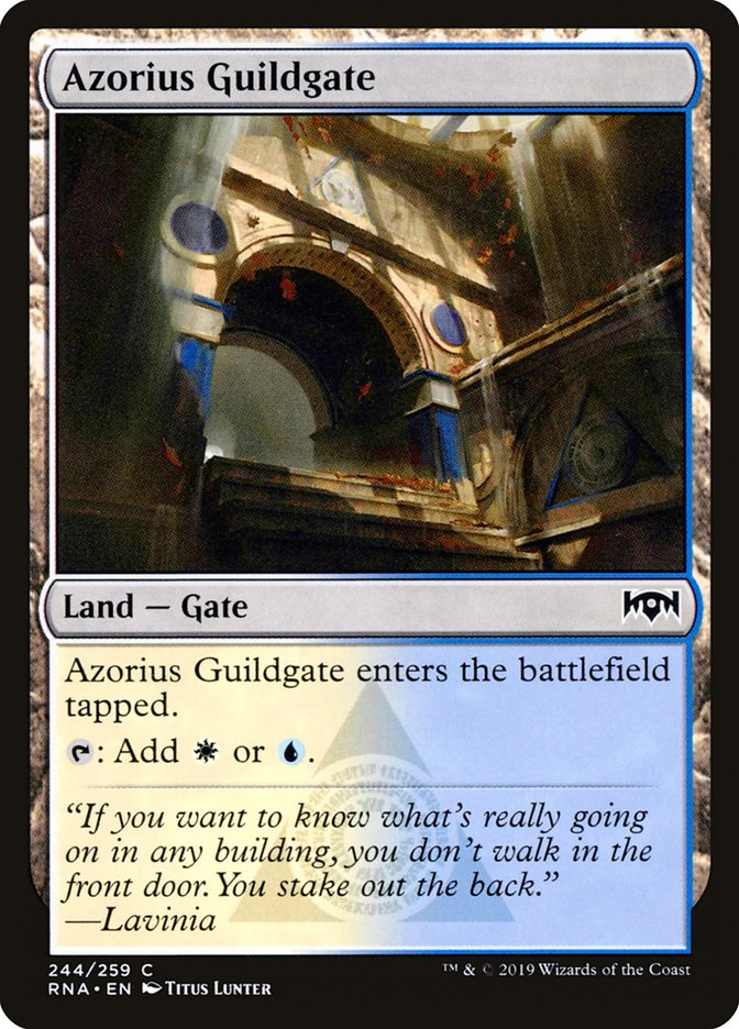 Azorius Guildgate (244/259) [Ravnica Allegiance] | North Game Den