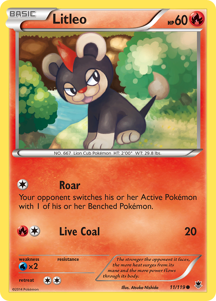 Litleo (11/119) [XY: Phantom Forces] | North Game Den