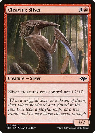 Cleaving Sliver [Modern Horizons] | North Game Den