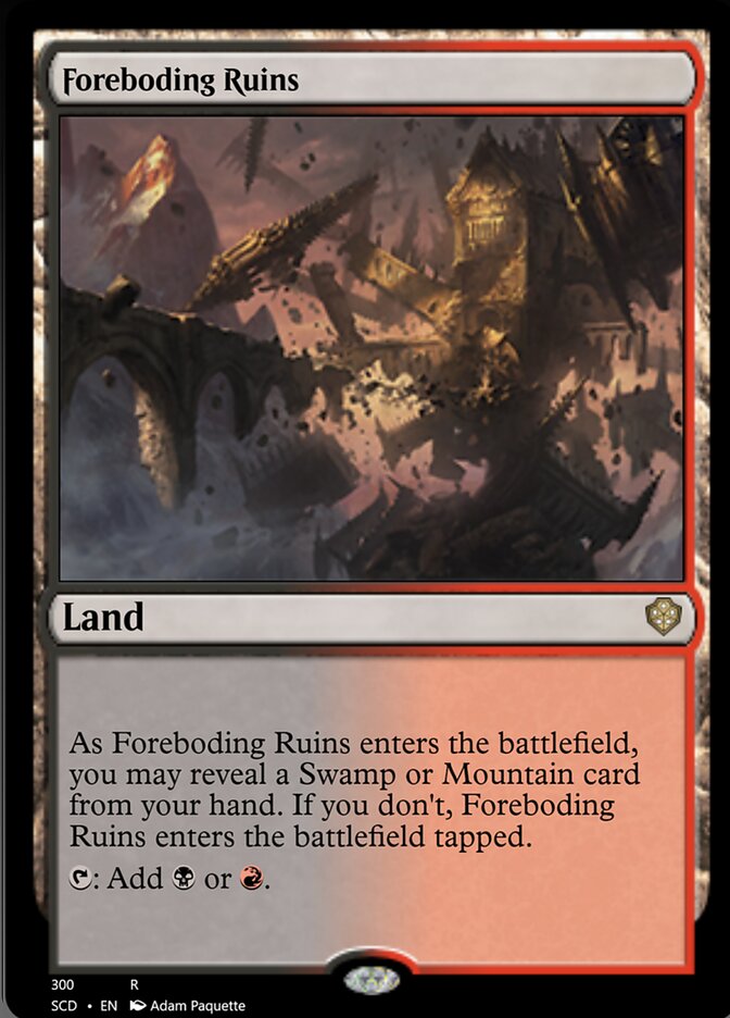 Foreboding Ruins [Starter Commander Decks] | North Game Den