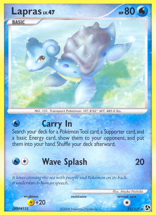 Lapras (21/106) [Diamond & Pearl: Great Encounters] | North Game Den