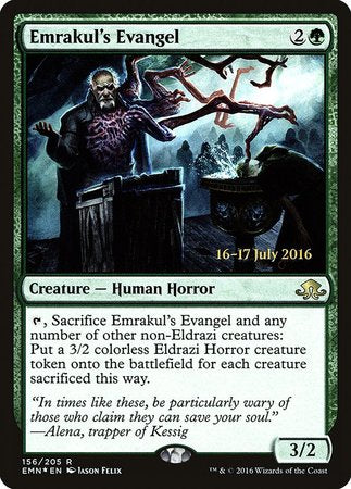 Emrakul's Evangel [Eldritch Moon Promos] | North Game Den