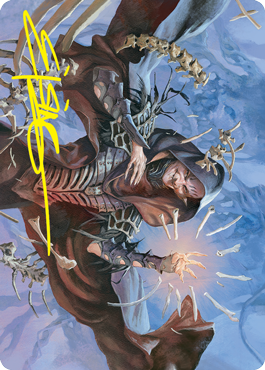 Valentin, Dean of the Vein Art Card (Gold-Stamped Signature) [Strixhaven: School of Mages Art Series] | North Game Den