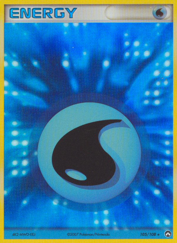 Water Energy (105/108) [EX: Power Keepers] | North Game Den