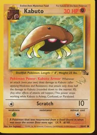 Kabuto (50/62) (W Stamped Promo) [Fossil Unlimited] | North Game Den