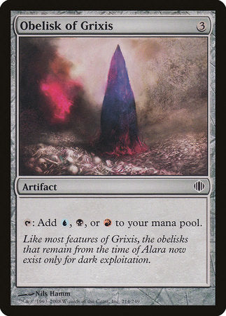 Obelisk of Grixis [Shards of Alara] | North Game Den