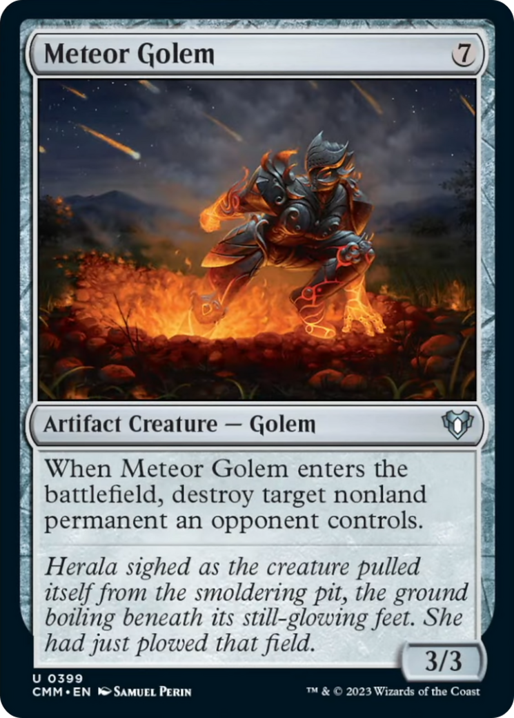 Meteor Golem [Commander Masters] | North Game Den