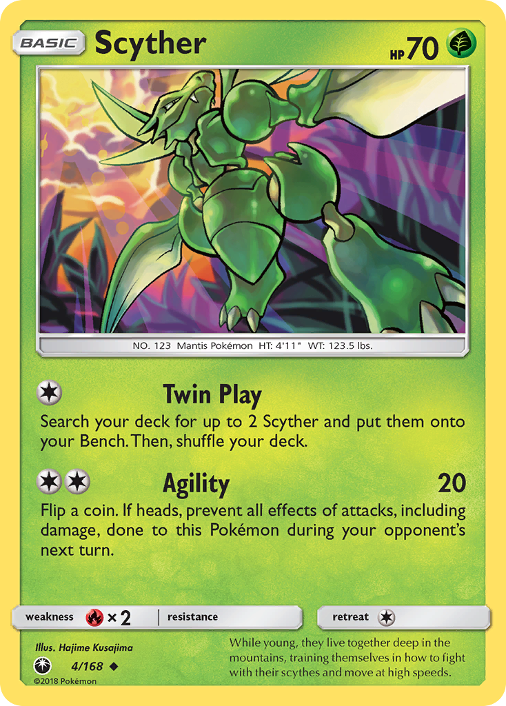 Scyther (4/168) [Sun & Moon: Celestial Storm] | North Game Den