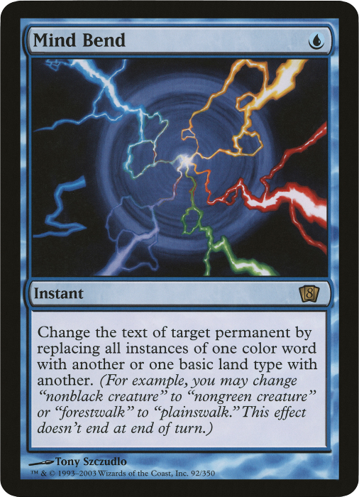 Mind Bend (Oversized) [Eighth Edition Box Topper] | North Game Den