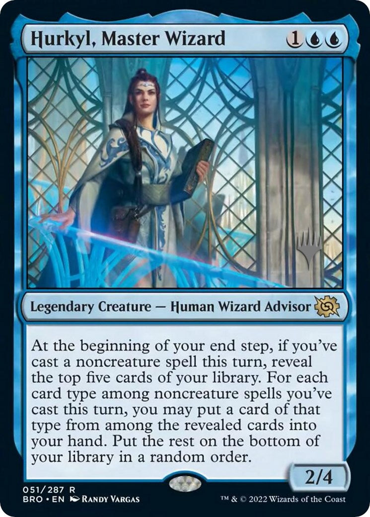 Hurkyl, Master Wizard (Promo Pack) [The Brothers' War Promos] | North Game Den