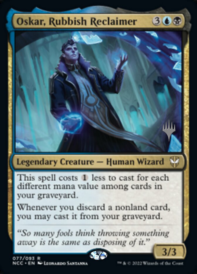 Oskar, Rubbish Reclaimer (Promo Pack) [Streets of New Capenna Commander Promos] | North Game Den