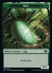 Egg // Knight Double-sided Token [Double Masters 2022 Tokens] | North Game Den