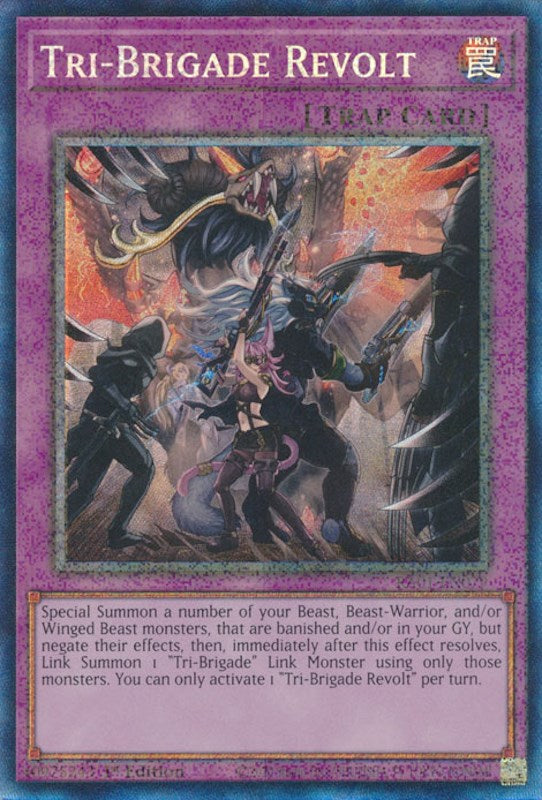Tri-Brigade Revolt [RA01-EN079] Prismatic Collector's Rare | North Game Den