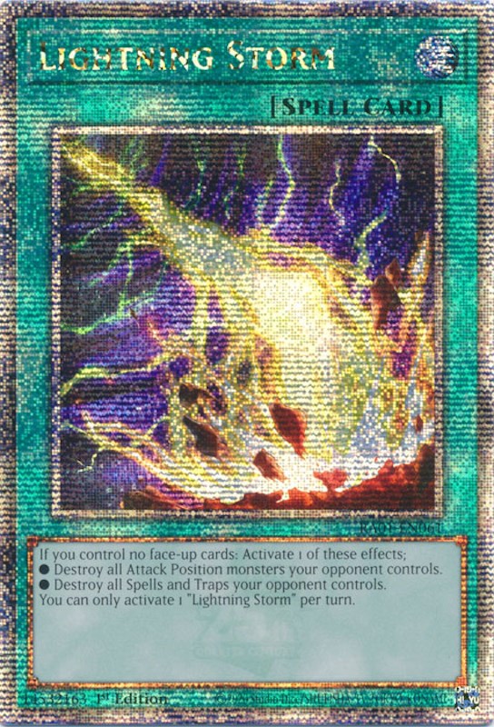 Lightning Storm [RA01-EN061] Quarter Century Secret Rare | North Game Den