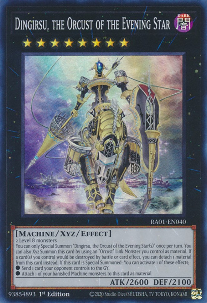 Dingirsu, the Orcust of the Evening Star [RA01-EN040] Super Rare | North Game Den