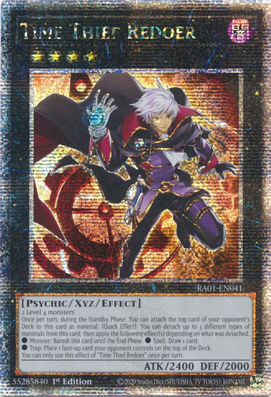 Time Thief Redoer [RA01-EN041] Quarter Century Secret Rare | North Game Den
