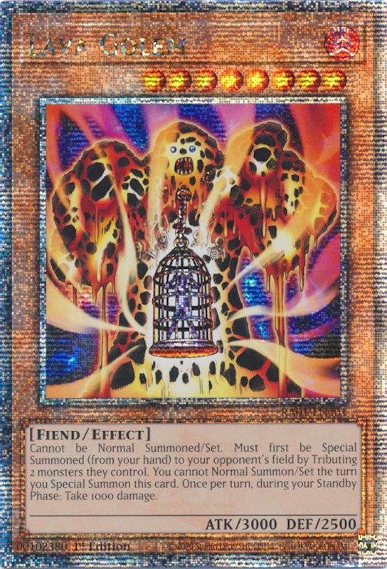 Lava Golem [RA01-EN001] Quarter Century Secret Rare | North Game Den