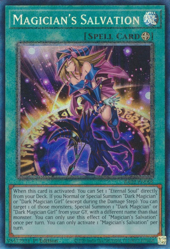 Magician's Salvation [RA01-EN068] Prismatic Collector's Rare | North Game Den